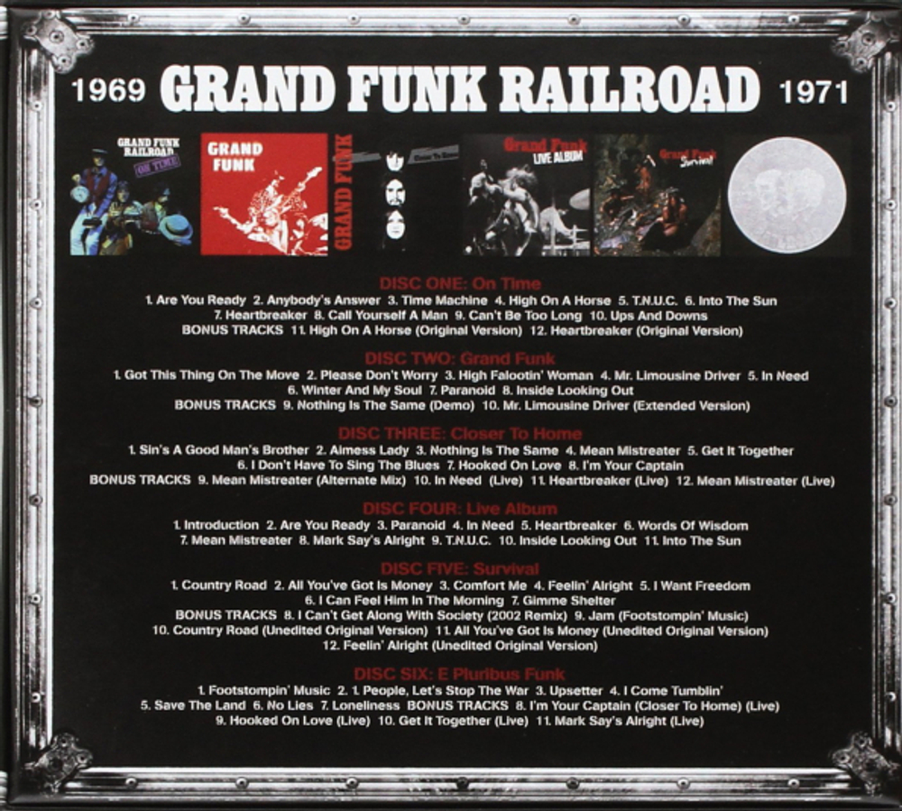 Grand Funk Railroad / Trunk Of Funk Vol 1 (6CD)