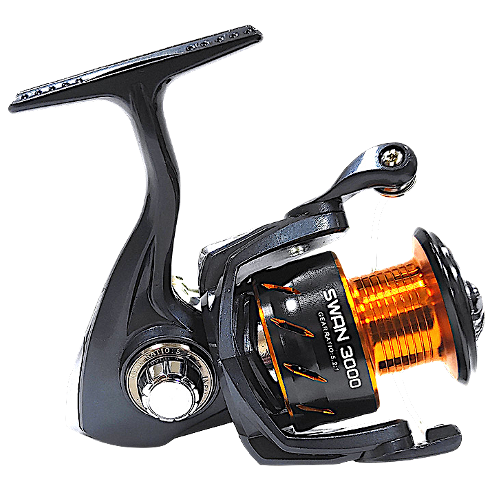 Катушка HitFish Swan bb4+1 3000 (5.2:1) 0.235/0.285/0.309мм-210/180/160м __см/об 278г max7кг