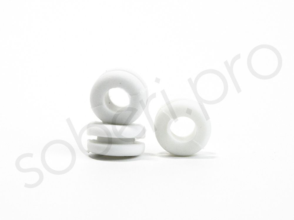 втулки уплотнительные резиновые белые