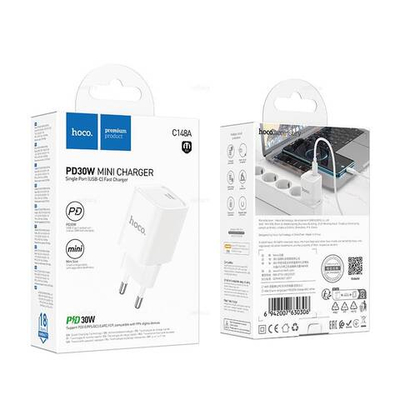 Зарядное устройство Hoco C148A PD30W (white)