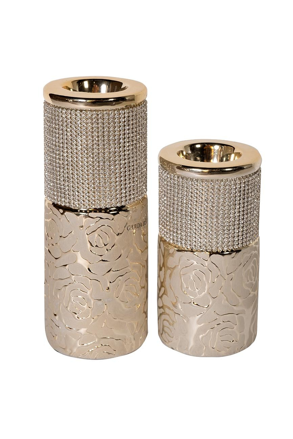 Подсвечник золотистый со стразами Garda Decor 18H6112-20