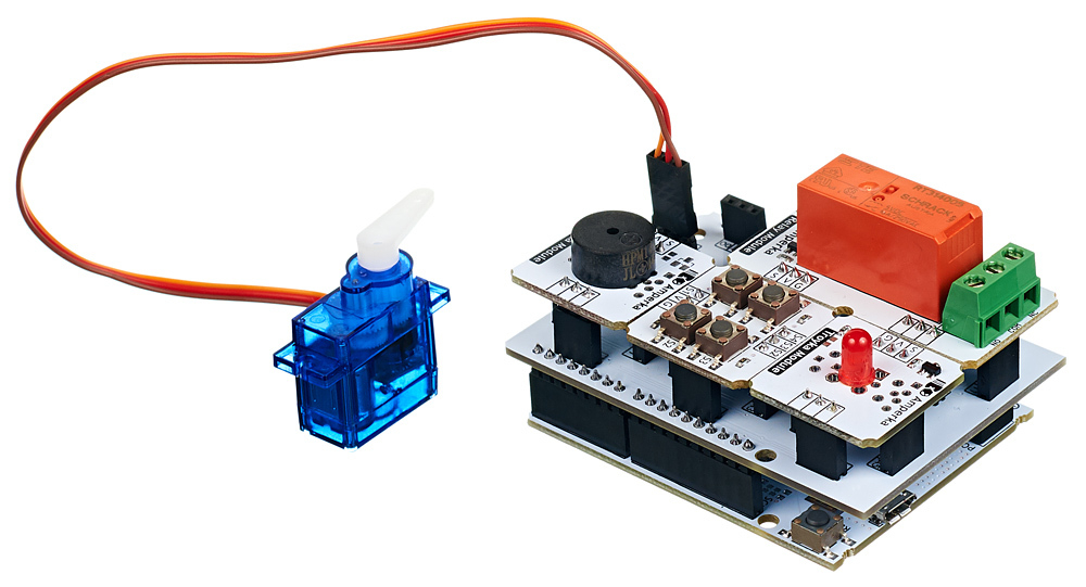 Четырёхкнопочная клавиатура (Troyka-модуль)