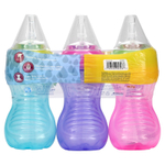 Nuby, Clik-it FlexStraw Cup, для детей от 12 месяцев, для девочек, 3 упаковки по 300 мл (10 унций)