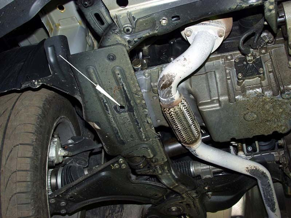 Защита картера и КПП Sheriff для Opel Meriva A 2003-2010 арт.16.0609