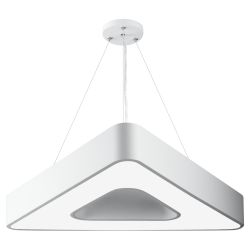 Светильник LED ЭРА Geometria SPO-153-W-40K-030 Delta 30Вт 4000К 2100Лм IP40 600*80 белый подвесной драйвер внутри