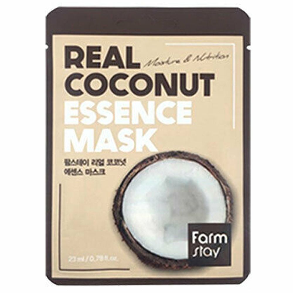 Тканевая маска с экстрактом кокоса FARMSTAY Real Coconut Essence Mask