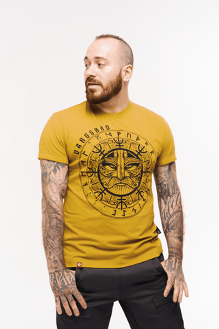 Футболка Варгградъ мужская кэмэл "Предначертание-2"