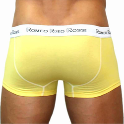Мужские трусы боксеры желтые Romeo Rossi RR365-13 Boxer Brief