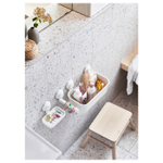 Корзина с присосками IKEA TISKEN (ТИСКЕН), Белый, 28х17 см