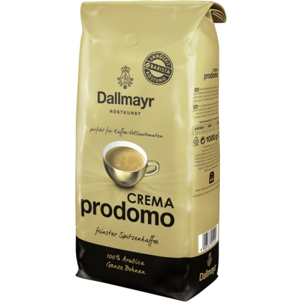 Кофе в зернах Dallmayr Crema Prodomo 1000 г, 2 шт