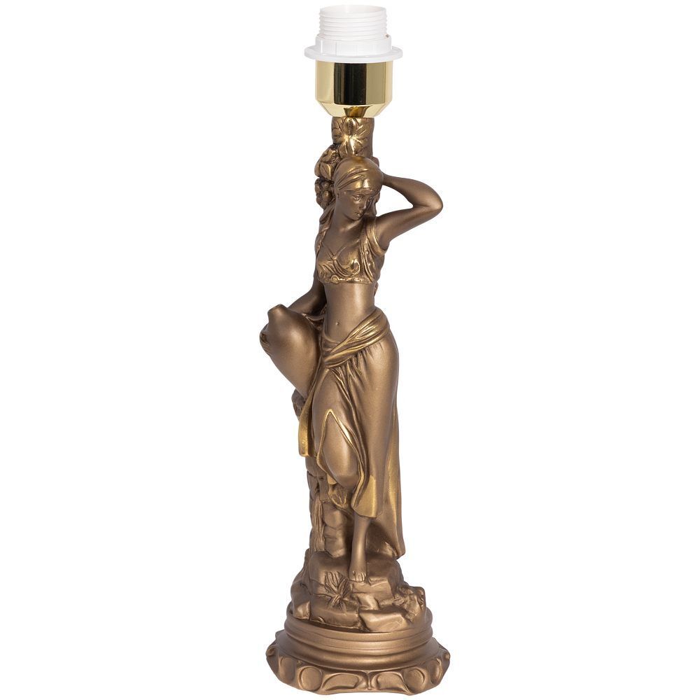 Настольная лампа Девушка с кувшином Тюссо Капучино