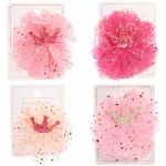 Зажим для волос детский «Корона перламутр”, микс 6 цветов, 9см