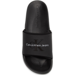 CK/Calvin Klein casual letters classic home swimming Pool word Sandals and Slippers Men's Black