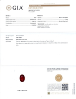 Рубин, Овал, 2 шт / 6,05 карат, Бирма