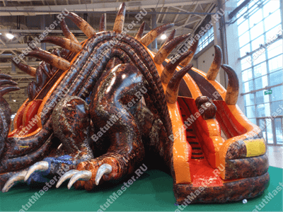 Коммерческий надувной батут "Мега - дракон"