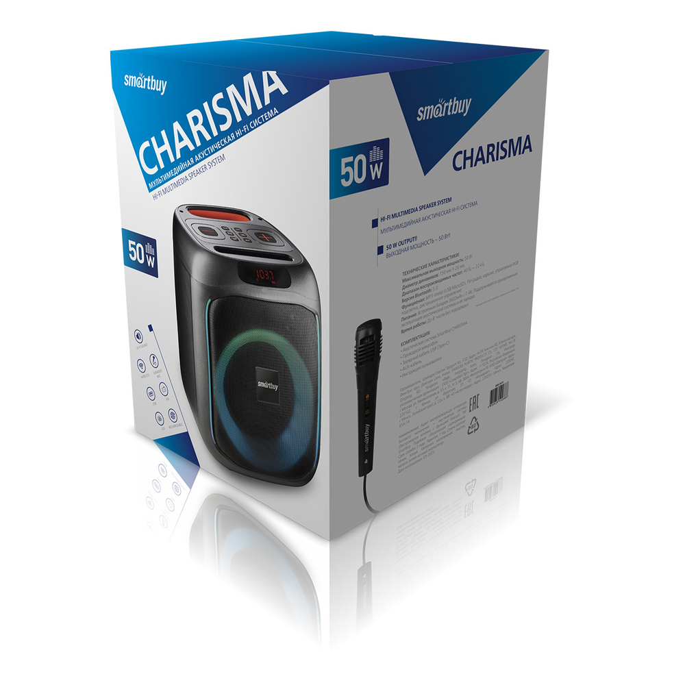 Акустическая система SmartBuy CHARISMA, 50Вт, Bluetooth, MP3, TWS (SBS-5410)