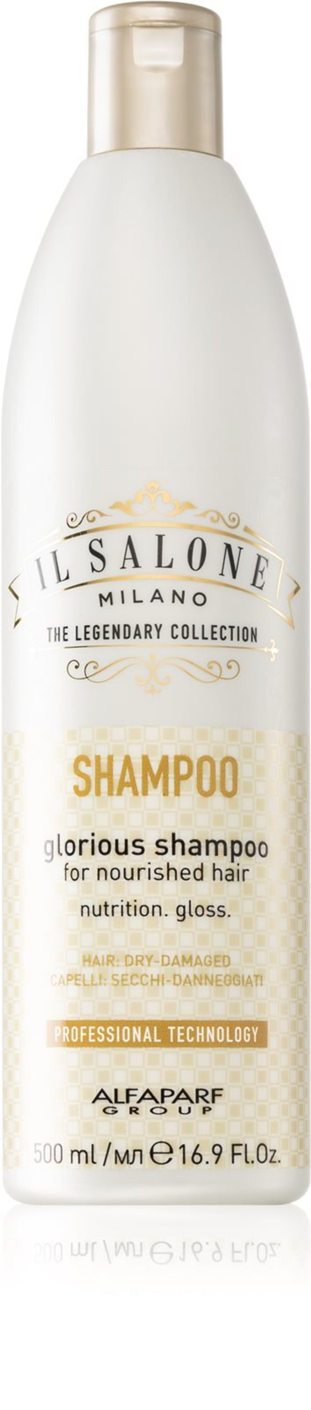 Alfaparf Milano Il Salone Milano Glorious - питательный шампунь для поврежденных волос /   500  ml  / GTIN 8022297034256