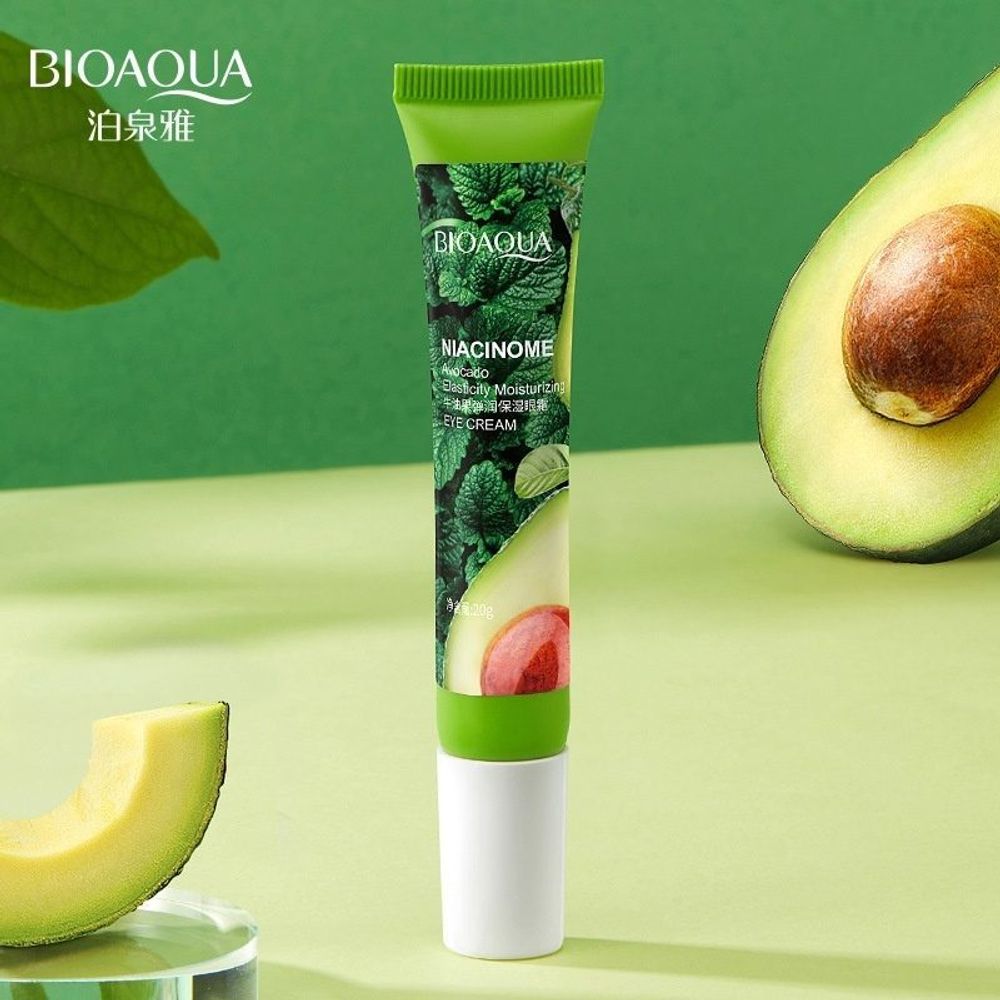 Крем вокруг глаз BioAqua Увлажнение и лифтинг с авокадо Niacinome Elasticity Moisturizing Eye Cream 20 г