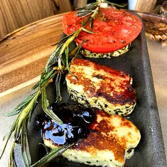 Сыр Халлуми для жарки с базиликом / 300 гр