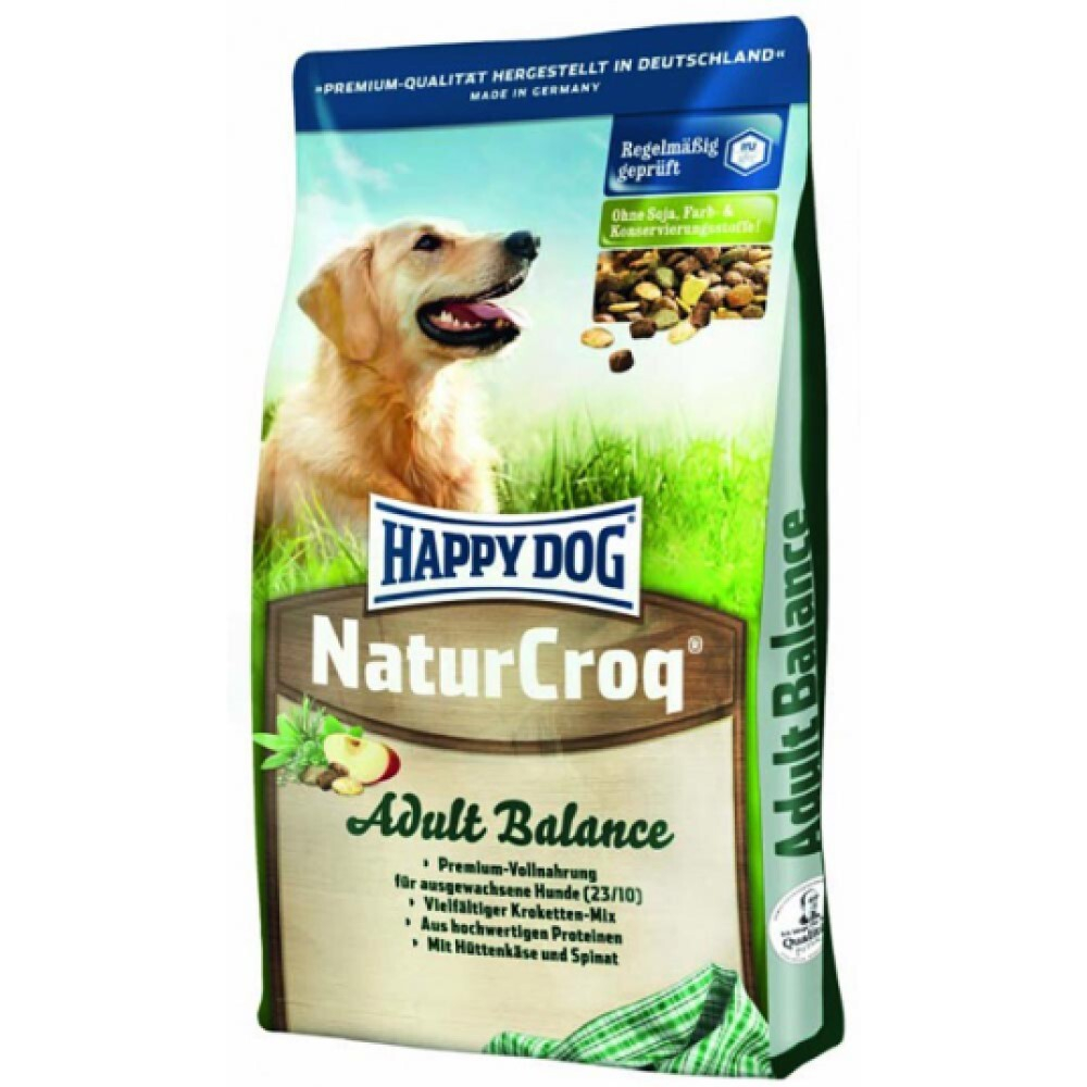 Happy Dog NaturCroq Balance - корм для собак привередливых к еде с птицей и рыбой