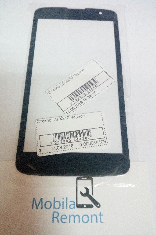 Стекло для LG X210DS Черное