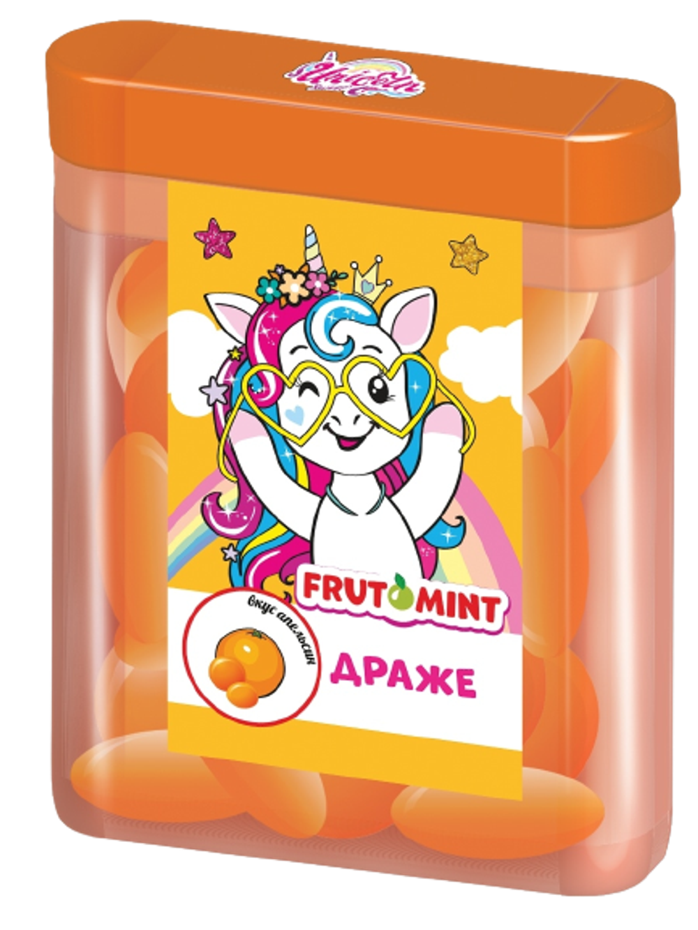 Драже фруктовое Единорог Frutomint