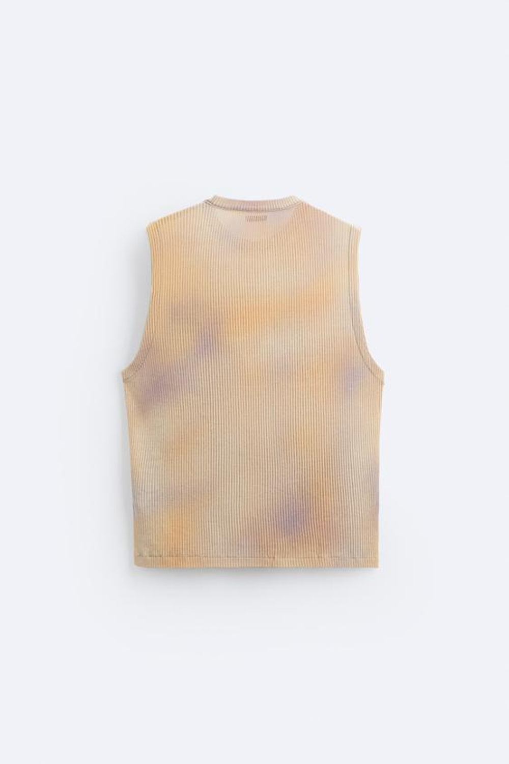 ZARA ФУТБОЛКА С ПРИНТОМ С ЭФФЕКТОМ ОМБРЕ, РАЗНОЦВЕТНЫЙ