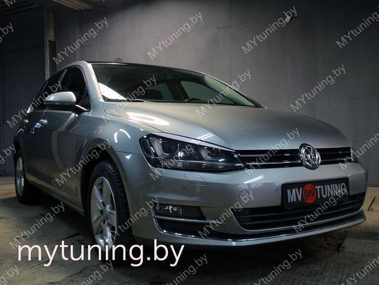 Реснички на фары для Volkswagen Golf 7