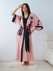 Халат женский шелковый FOREVER