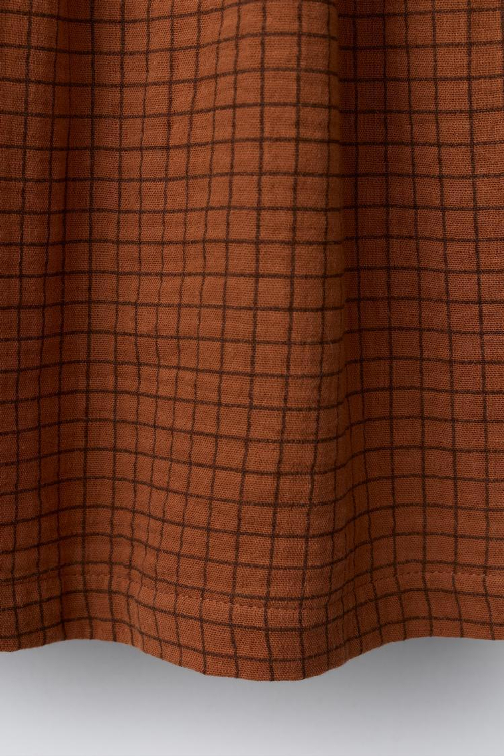 ZARA ЮБКА МИДИ В КЛЕТКУ, КАРАМЕЛЬНЫЙ