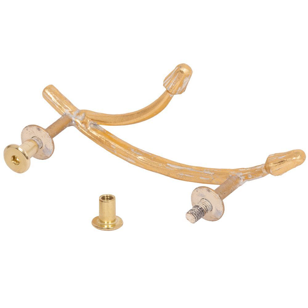 Ручка мебельная скоба Орхидея левая Айвори