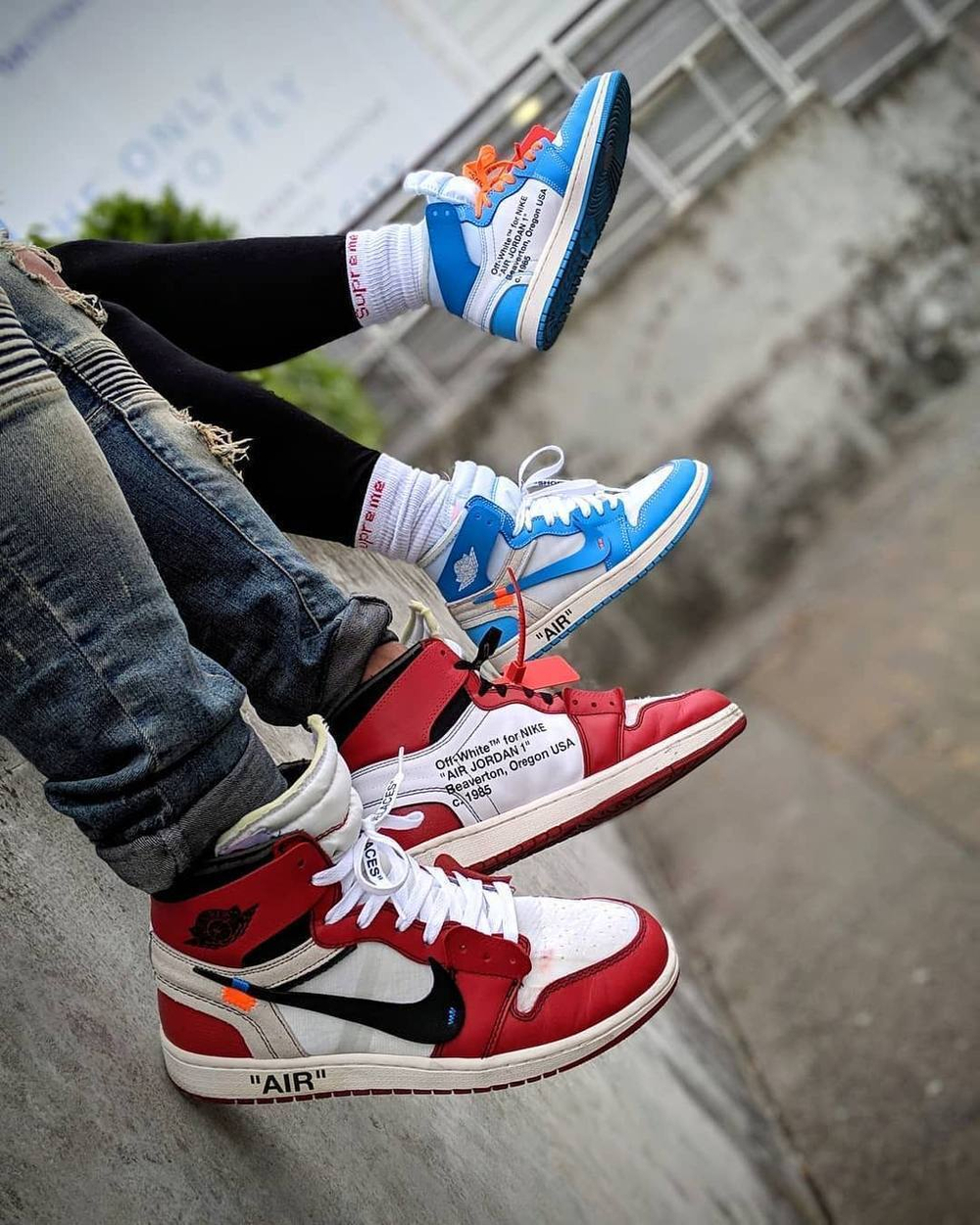 Кроссовки AIR JORDAN 1 MID OFF