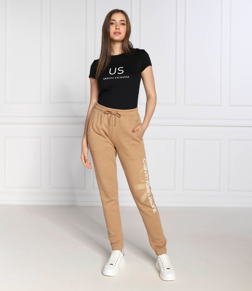 спортивные штаны CALVIN KLEIN JEANS - песочный(J20J219743)