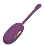 Фиолетовое виброяйцо с электростимуляцией Doreen