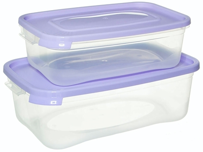 Комплект контейнеров "Каскад" 2шт (1,2л, 2,2л) СВЧ