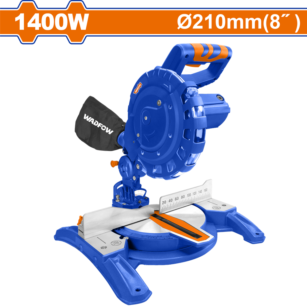 Торцовочная пила WADFOW WXD151400 1400 Вт 210х25.4 мм