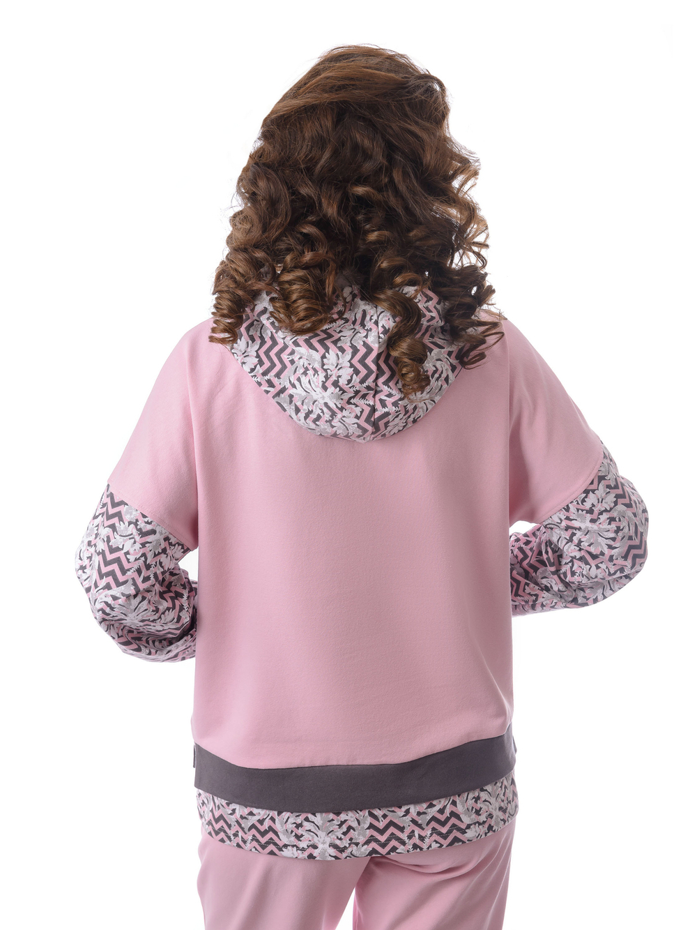 Костюм с брюками КБ-198П/розовый