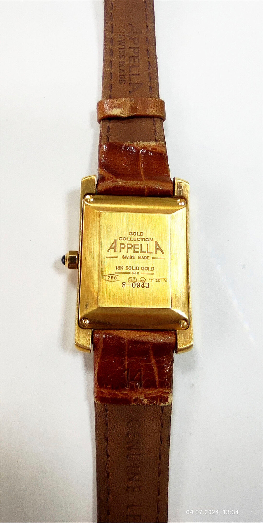 "Часы Appella Gold 750 Sapphire"