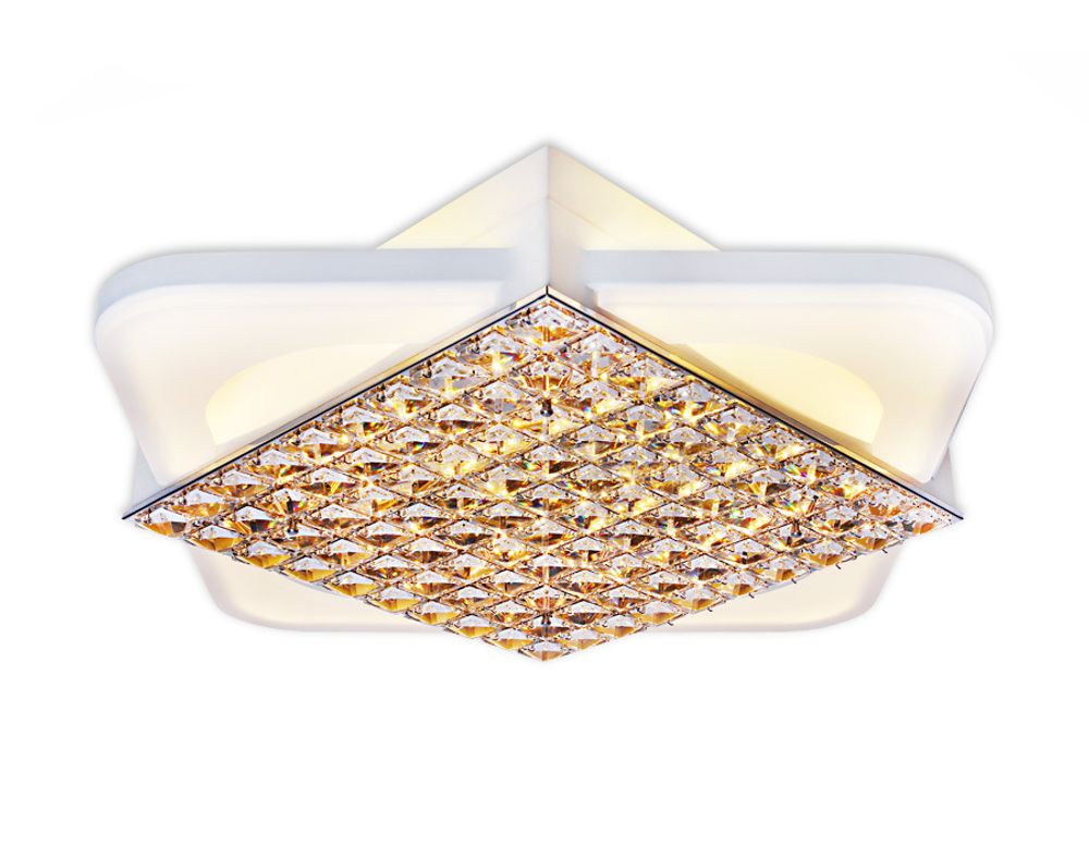 Ambrella Управляемый светодиодный светильник с хрусталем Ice FA124