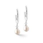 Серьги Coeur de Lion 4-In-1 White-Silver 1100/21-1417