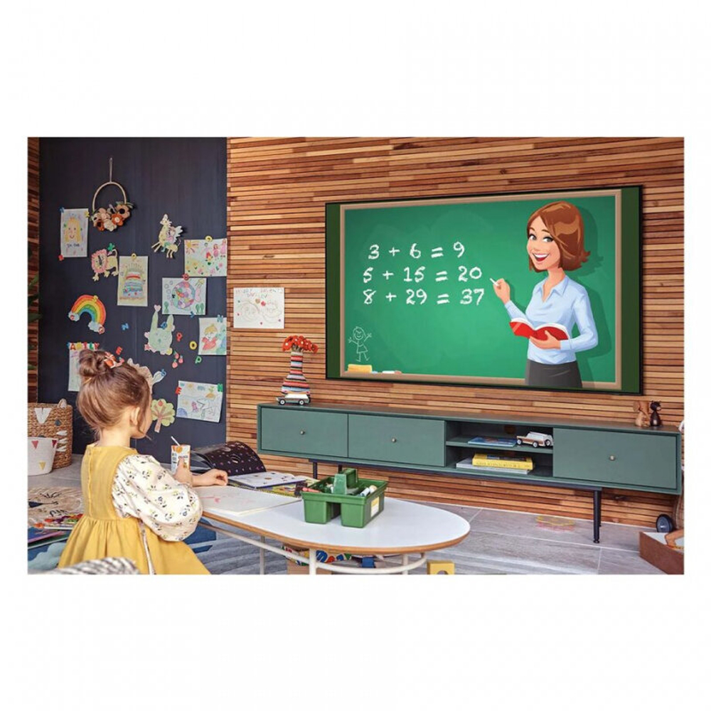 50" Телевизор Samsung QE50Q60ABU 4K Ultra HD QLED, черный