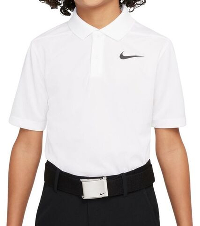 Детская теннисная футболка Nike Dri-Fit Victory Golf Polo - White