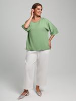 Блузка Летний драйв-2 Виотекс ЗЕЛЁНЫЙ