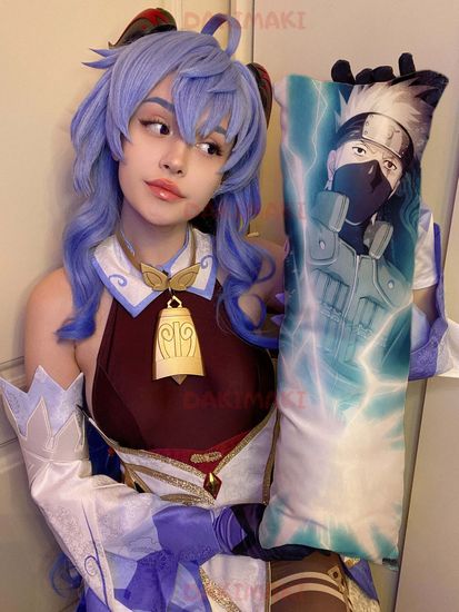 Мини дакимакура Какаши Хатаке из Наруто арт. M0748, 60х20 см