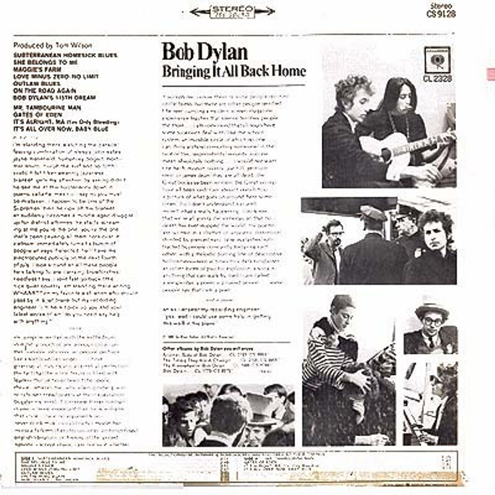 Bob Dylan / Bringing It All Back Home (LP)