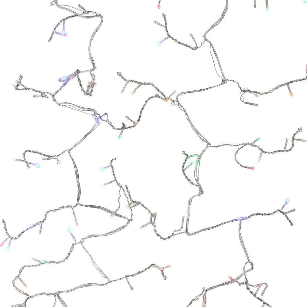 Гирлянда бахрома "Мерцание Premium" ш3м* в0,3/0,5м,120 ламп LED, прозрачн.провод, 1реж,, IP-40, Муль