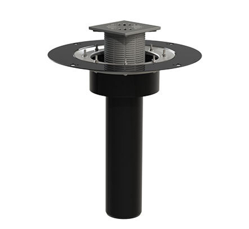 ТП-03.У.100/4 Кровельная воронка с трапом для эксплуатируемой кровли