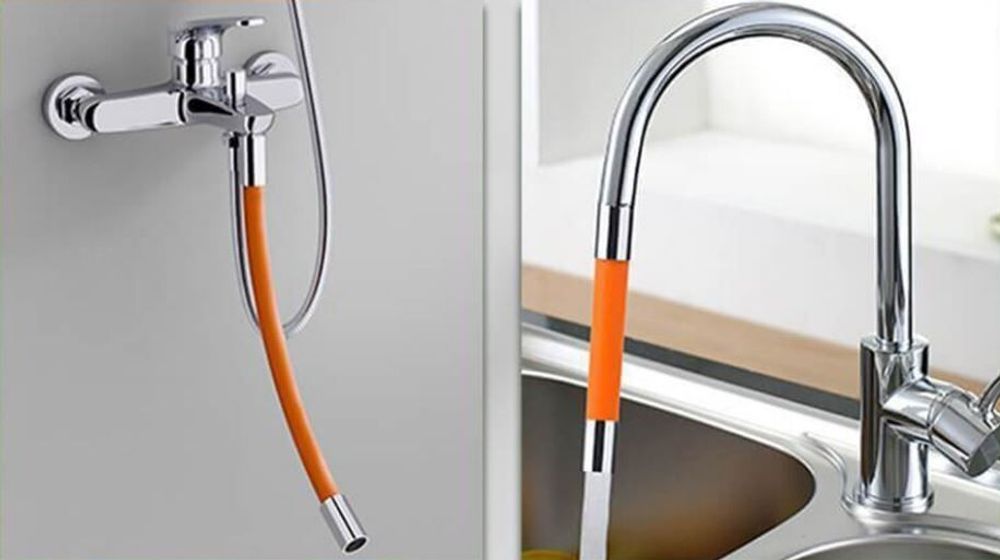 Гибкий кран New Classic /Шланг силиконовый универсальный на смеситель / 20 см