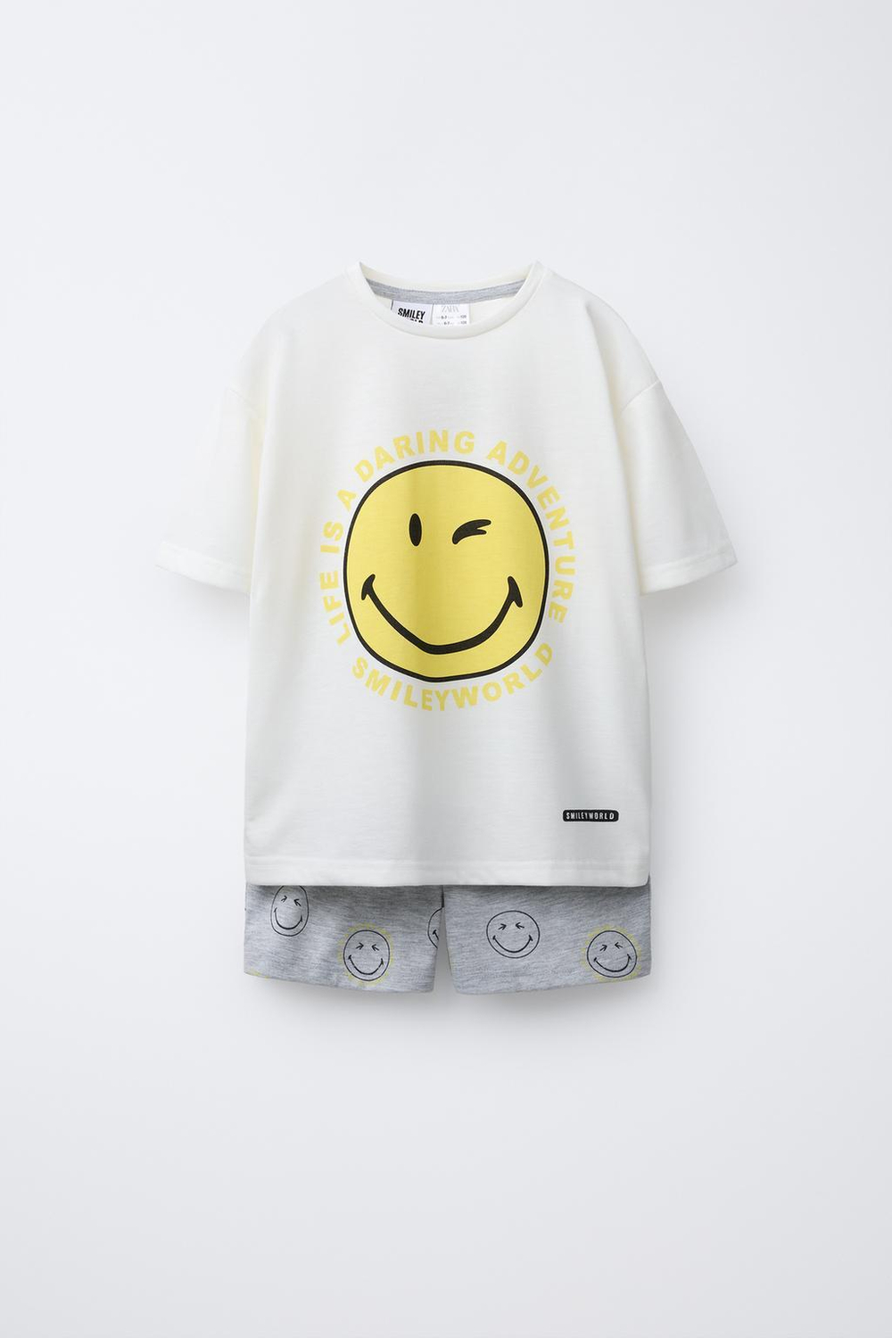 ZARA ПИЖАМА SMILEYWORLD ®, БЕЛЫЙ