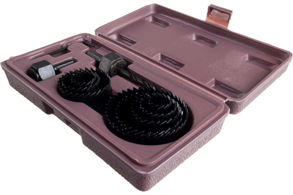 БИБЕР 71311 Набор кольцевых пил (коронок) 19-64мм в кейсе (набор 11шт) (30)